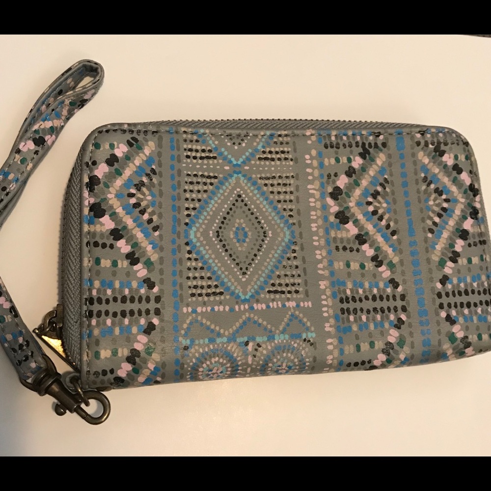 Patterned Wallet/Wristlet